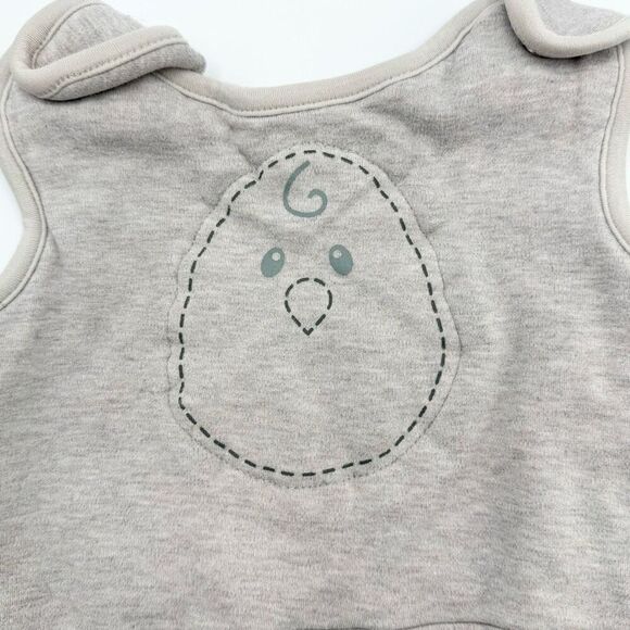 Nested Bean Heather Gray Zip Around Sleep Sack - US 12-18 Months - Picture 3 of 11